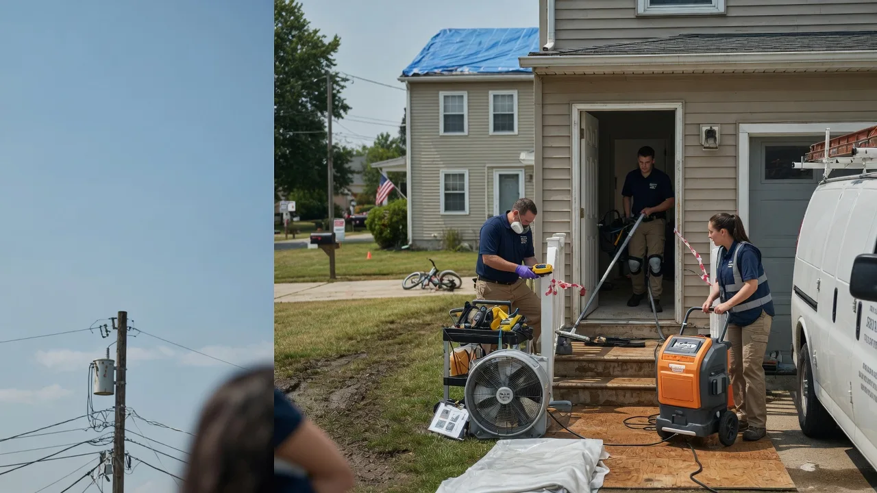 Water Damage Repair in Fortville, IN near me